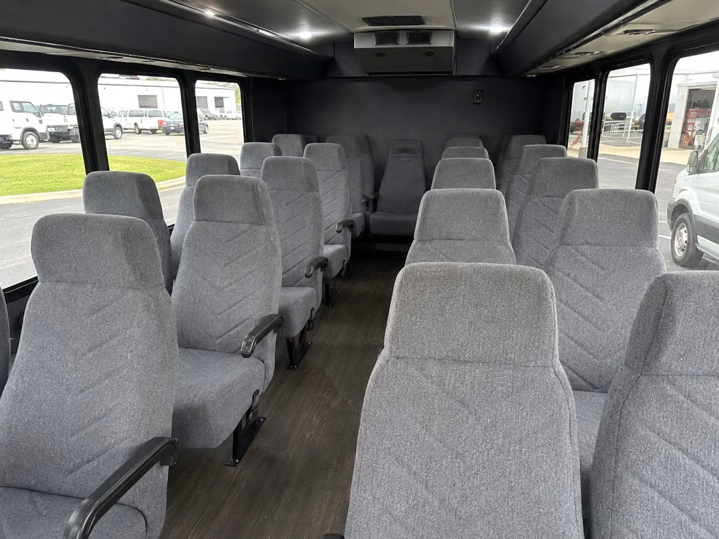 18 passenger minibus interior