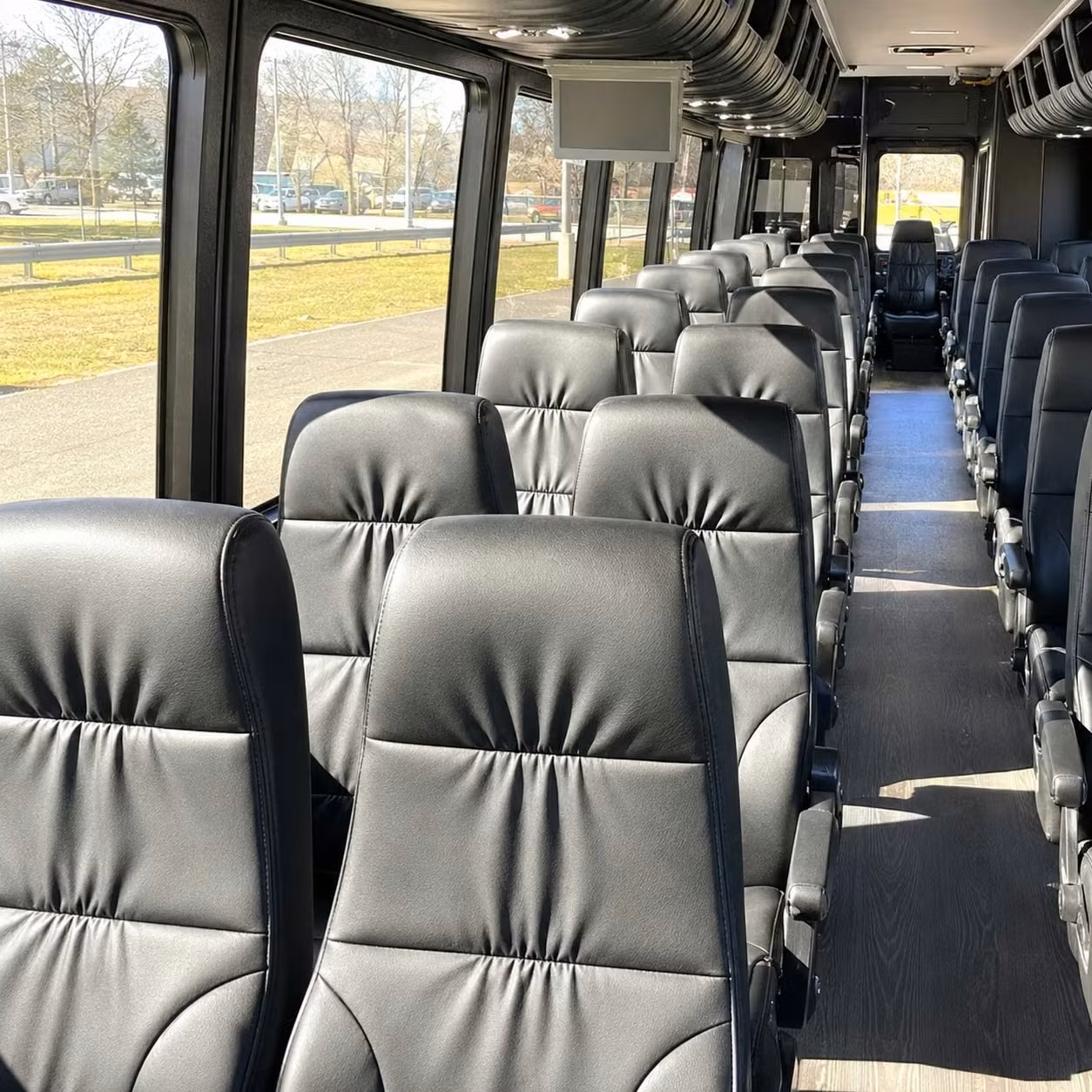 25 passenger minibus inside
