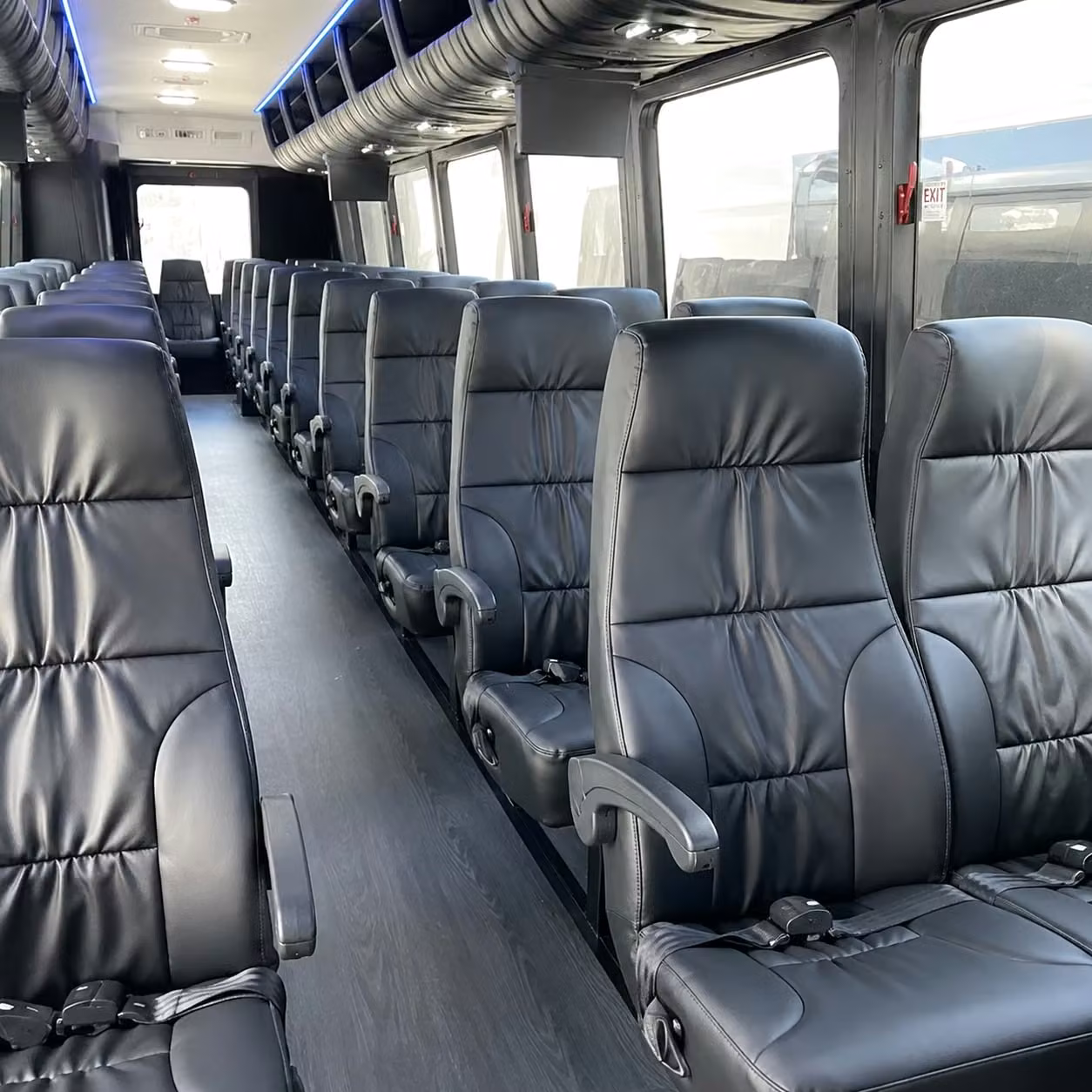 25 passenger minibus interior