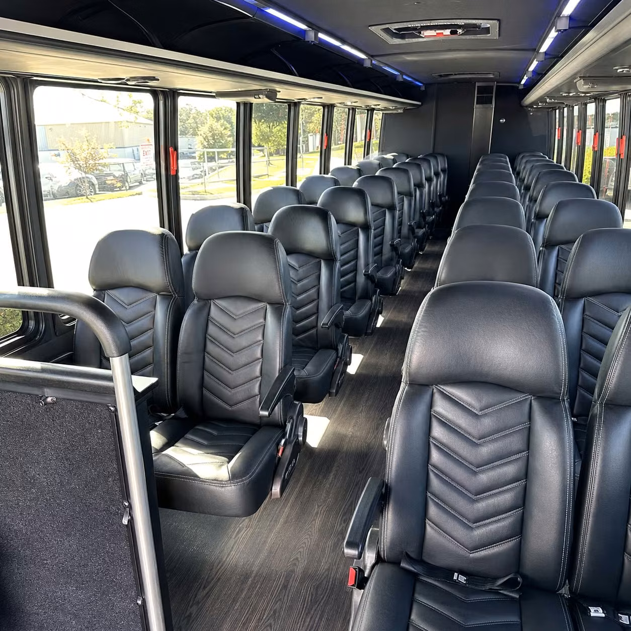 35 passenger minibus interior